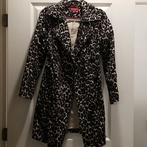 Merona Cheeta Print Trench Coat